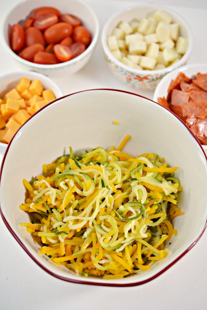 low carb / keto pasta salad ingredients