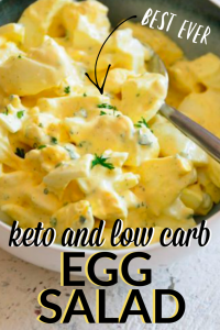 keto and low carb egg salad recipe