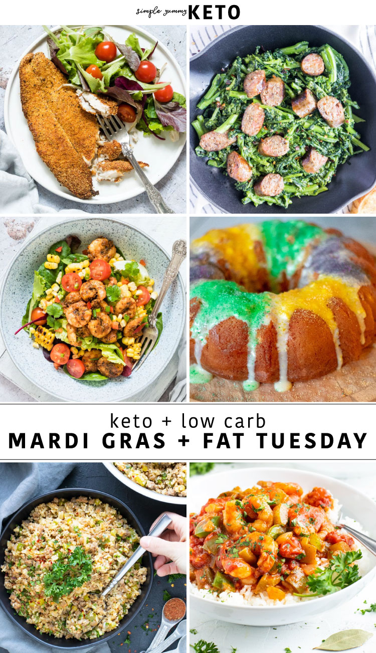 Mardi Gras and Fat Tuesday Keto Inspired Recipes