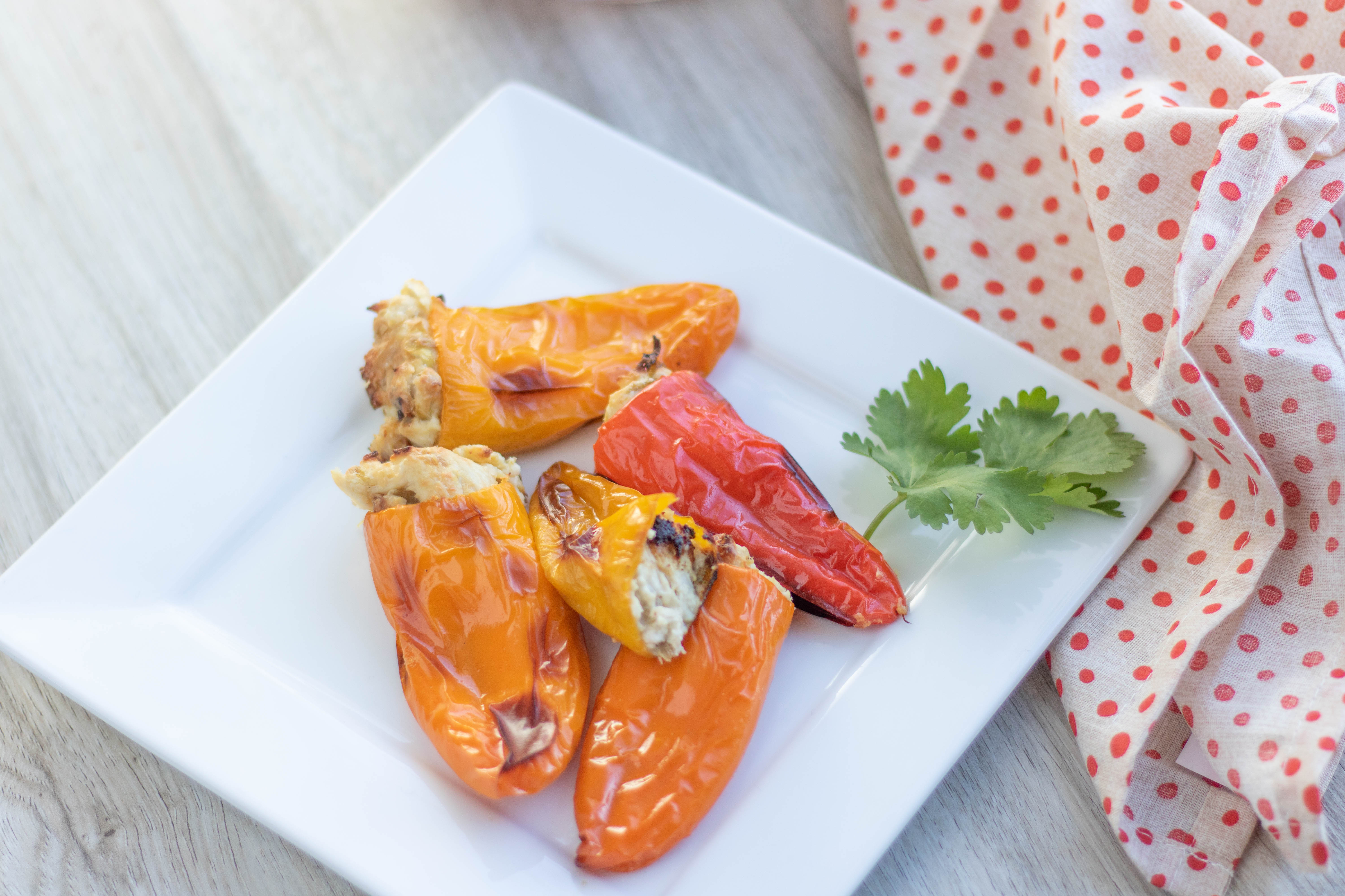 low carb and keto stuffed sweet peppers