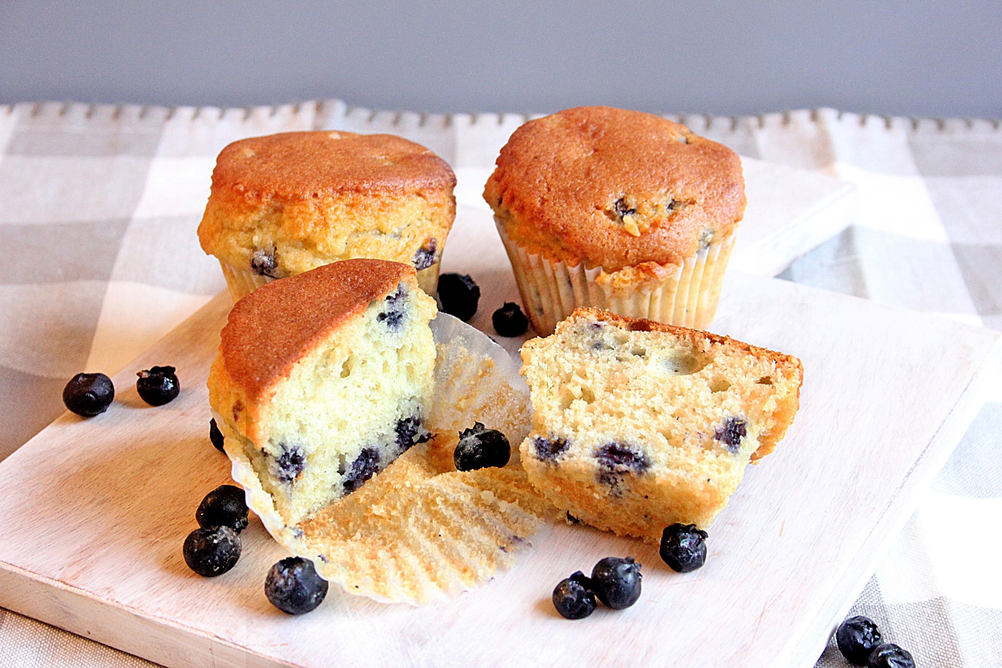 low carb blueberry muffins for Spring brunch