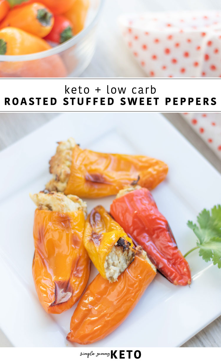 keto and low carb stuffed peppers recipe