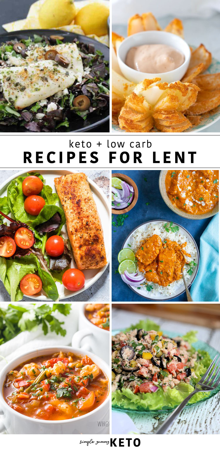 Keto and low carb recipes for Lent