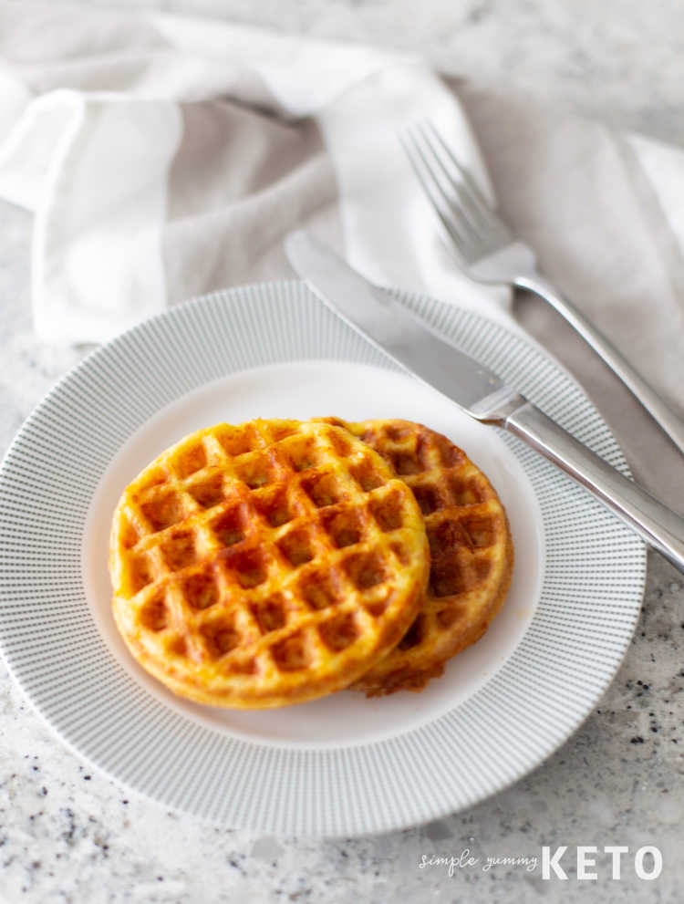low carb and keto friendly chaffle recipe