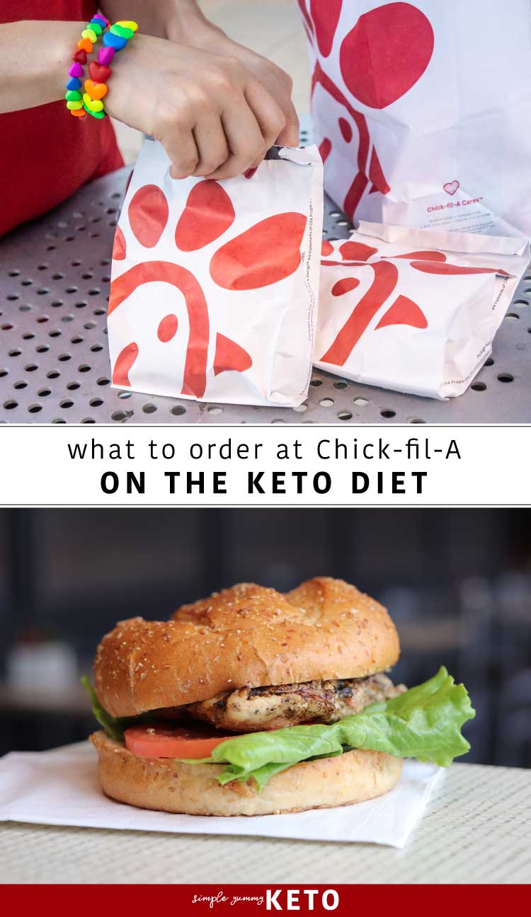 What to order at Chick-fil-A on the Keto diet. What you can eat at Chick-fil-A on a Keto and low carb diet