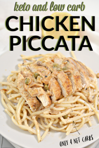 keto and low carb chicken piccata recipe