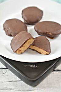 peanut butter eggs - keto and low carb