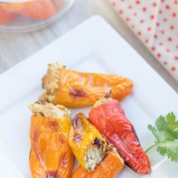 keto and low carb stuffed sweet peppers