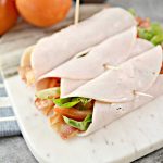 low carb keto blt turkey roll ups