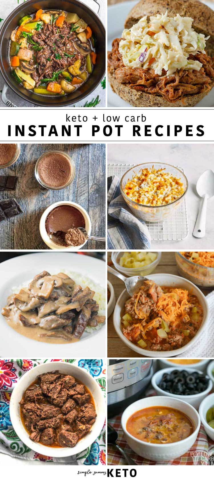 20 Keto Instant Pot Recipes - Simple Yummy Keto