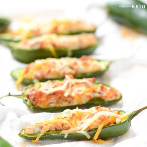 Keto Jalapeño Poppers - Simple Yummy Keto